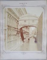 Album 1850-1870 között, Milánó (Piazza del Duomo) gyönyörű kézzel színezett látképével. - Egyedi öss...