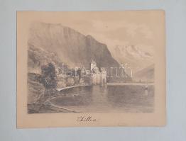 Album 1850-1870 között, Milánó (Piazza del Duomo) gyönyörű kézzel színezett látképével. - Egyedi öss...