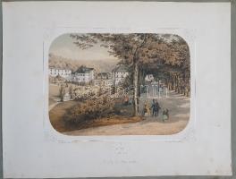 Album 1850-1870 között, Milánó (Piazza del Duomo) gyönyörű kézzel színezett látképével. - Egyedi öss...