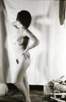 Női akt, 3 db kisfilm negatív kocka