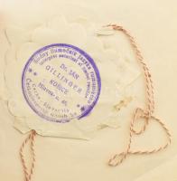 André Lhote (1885-1962) francia kubista festőművész autográf igazolása Bruckner Valéria (1900-1992) ...