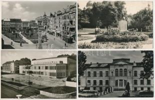 SZOMBATHELY - 38 db MODERN Képzőművészeti Alap fekete-fehér város képeslap az 1950-es és 60-as évekből