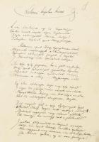 cca 1910-1924 Szepessy László (1880-1915) tanár, költő, újságíró gyűjtemény, 3 db: 

cca 1910 Kalo...