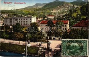 1912 Sarajevo, Cumurijapartie / riverside, bridge