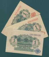 Német Birodalom / Császárság 1914. 1M (3x) 3 klf variáns T:I,I-