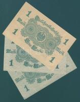 Német Birodalom / Császárság 1914. 1M (3x) 3 klf variáns T:I,I-