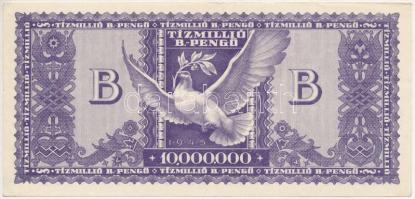 1946. 10.000.000BP "Csili Magyar Papírpénzek c. kiállítás 1975. - Dr. Bázlik László György gyűj...