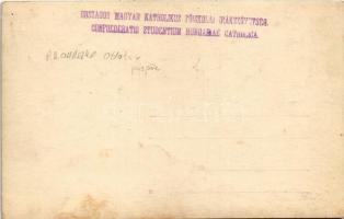 1927 Prohászka Ottokár püspök ravatala. Országos Magyar Katholikus Főiskolai Diákszövetség photo (fl...