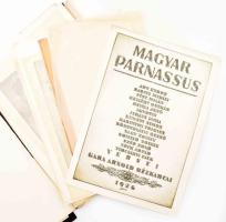Gara Arnold: Magyar parnassus Bp., 1926. Szerzői 15. neves író-költő egy-egy verséhez készített, saj...