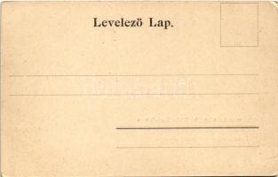 Budapest I. Budai alsó rakpart, hajók, Országház. Erdélyi felvétele (EK)