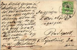 1914 Budapest VI. Gróf Lónyay-féle bérház és udvara. Nagy János utca 33. (ma Benczúr utca) (fa)