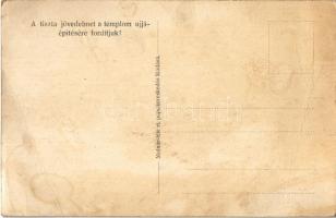 Szekszárd, 1925 október 24-én leégett római katolikus templom (fa)