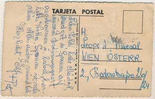 Hímzett spanyol flamenco táncosnő / silk embroidered Spanish Flamenco dancer. Modern. Sevilla No. 18...