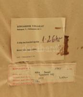 Bóka Dezső (1935-): Tarnócai táj, 1979. Akvarell, papír, jelezve jobbra lent. Hátoldalán Képcsarnok ...