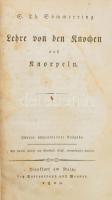 Sömmerring, [Samuel Thomas von]: Vom Baue des menschlichen Körpers. I-IV. köt. [3 kötetben]. Frankfu...