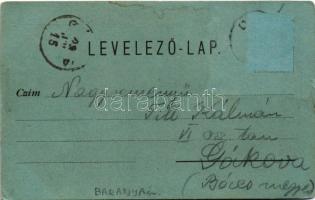 1899 (Vorläufer) Dárda, Királyi Járásbíróság este. Rechnitzer Ottokár 70. / court at night (Rb)