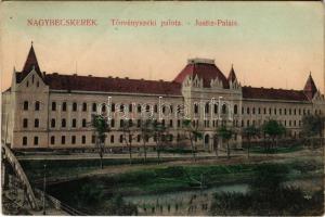 1908 Nagybecskerek, Zrenjanin, Veliki Beckerek; Törvényszéki palota / palace of justice (EK)