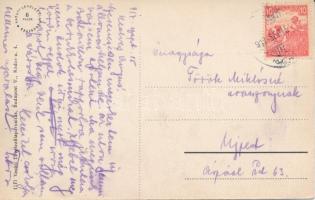 1917 Zombor, Sombor; Vármegyeház. Vasúti levelezőlapárusítás 1577. / county hall