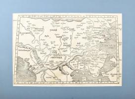 Magyarország, Románia, Bulgária fameszetű térképe a Boszporusszal és a Dardanellákkal. 
Megjelent, ...