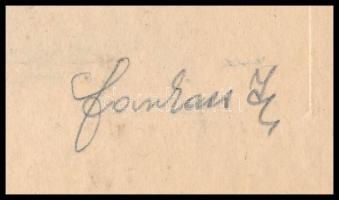 Olvashatatlan (Farkas?) jelzéssel: Pozsony. Rézkarc, papír. Kartonra kasírozva. 9x14,5 cm