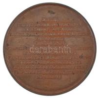 Carl Radnitzky (1818-1901) 1856. "Az Esztergomi Bazilika felszentelésére" bronz emlékérem....