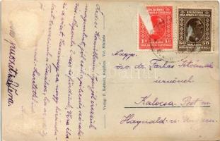 Nagykikinda, Kikinda; Bank, üzletek / bank, shops (ragasztónyomok / gluemarks)