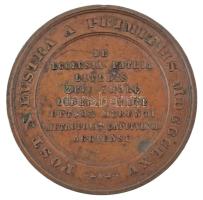 1865. "Kis-Apponyi Bartakovics Adalbert egri érsek papságának 50. évfordulója" bronz emlék...