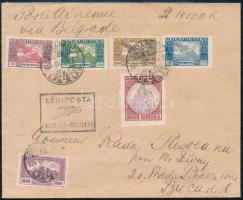 1924 Légi levél Bukarestbe / Airmail cover to Bucarest