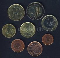 Hollandia 1999-2001. 1c-2€ 8klf db, forgalmi sor T:1,2