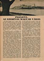 Az ezeréves Magyarország. Képes Vasárnap -A Pesti Hírlap mellékletének karácsonyi száma [1938 decemb...