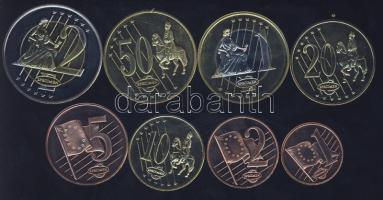 Vatikán 2005. 1c-2€ 8klf db "Sede Vacante" próbaveretek! T:BU