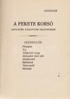Balázs Béla:
A fekete korsó. Új játékok. [Egyfelvonásosok.]
Gyoma, 1919. Kner Izidor (ny.) 95 + [5...