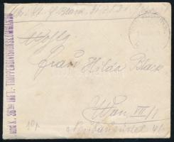 1915 Tábori posta levél tartalommal K. und K. 36. INFT. TRUPPENDIVISIONSKOMMANDO