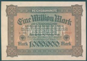 Német Birodalom / Weimari Köztársaság 1923. 1.000.000M variáns sötétbarna cégjelzéssel T:I