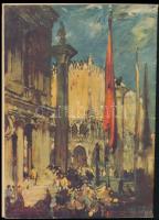 1933 A Pesti Hírlap karácsonyi albuma, kissé foltos borítón apró szakadással