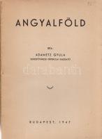 Adametz Gyula:
Angyalföld.
Budapest, 1947. (Család könyvesbolt főbizományos -Sylvester Rt. 142 + [...