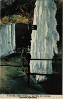 1911 Dobsina, Jégbarlang. Fejér E. kiadása / Eishöhle / ice cave interior