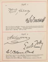 Rushton, Alice M.: Autographs and Birthdays of Eminent Persons. Complied by - - . London, 1896, Samp...