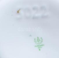 Hollóházi virágmintás nagyváza. Jelzett, hibátlan, m: 29,5 cm