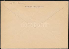 1964 Jurij Alekszejevics Gagarin (1934-1968) szovjet űrhajós autográf sorai alkalmi borítékon, A szö...