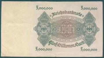 Német Birodalom / Weimari Köztársaság 1923. 5.000.000M T:II
