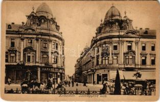 Kolozsvár, Cluj; Szentegyház utca, Haraszthy üzlete, Gresham / street, shops (EM)