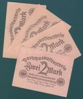Német Birodalom / Weimari Köztársaság 1922. 2M (4x) T:I,I-
