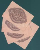 Német Birodalom / Weimari Köztársaság 1922. 2M (4x) T:I,I-