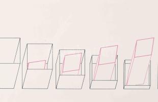 Kovács Attila (1938-2017): 2 db kompozíció, 1968-69. Szitanyomat, papír, jelzett és számozott (68/75...