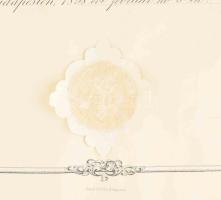 1898 Bp., a M. Kir. József Műegyetem által kiállított mérnöki bizonyítvány (absolutorium), Schimkó G...