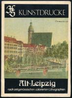 1985 Alt-Leipzig nach zeitgenössischen colorierten Litographien, Kunstdrucke prospektus