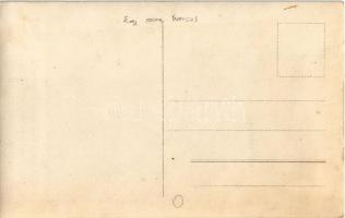 Egy muszka harcos teljes felszerelésben / WWI military, Russian soldier. photo (EK)