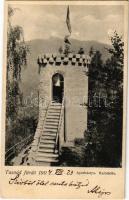 1904 Tusnádfürdő, Baile Tusnad; Apor bástya. Adler Alfréd / Karlshöhe / bastion tower (EK)