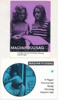 4 db modern magyar propaganda képeslap: Magyar Ifjúság a Magyar Kommunista Ifjúsági Szövetség közpon...